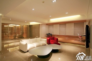 简约风格别墅奢华米色富裕型140平米以上客厅沙发效果图