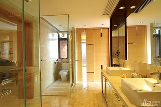 新古典风格别墅豪华型140平米以上卫生间洗手台图片