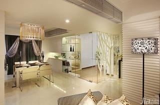中式风格公寓暖色调140平米以上餐厅灯具效果图