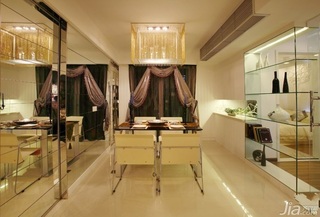 中式风格公寓暖色调140平米以上餐厅餐桌图片