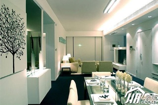 简约风格二居室温馨米色富裕型客厅装修效果图