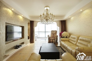 简约风格四房大气富裕型140平米以上客厅沙发效果图