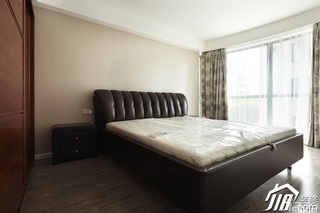 简约风格四房大气富裕型140平米以上卧室床效果图