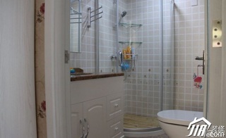 田园风格公寓5-10万50平米卫生间浴室柜图片