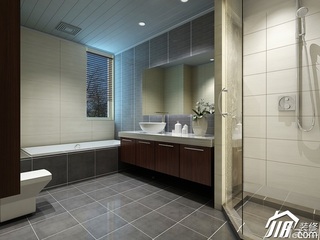欧式风格三居室豪华型卫生间浴室柜图片