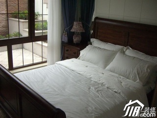 简欧风格别墅富裕型卧室床图片