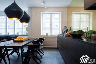 欧式风格小户型时尚冷色调富裕型厨房灯具图片