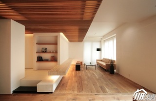 日式风格别墅时尚白色富裕型140平米以上过道沙发效果图