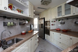 三米设计混搭风格公寓经济型130平米厨房橱柜定制