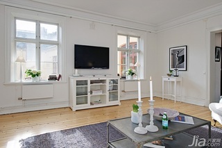 北欧风格公寓经济型80平米客厅茶几图片