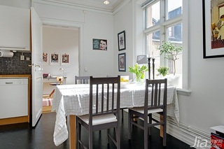 北欧风格公寓经济型80平米餐厅餐桌效果图