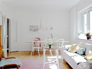 北欧风格公寓经济型110平米餐厅沙发效果图