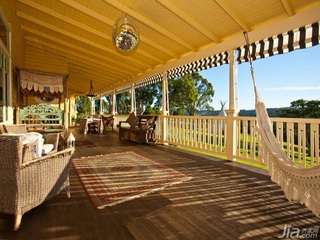 别墅古典暖色调豪华型140平米以上阳台沙发效果图