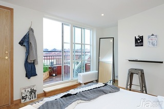 北欧风格公寓经济型110平米卧室装修图片