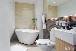 北欧风格公寓经济型110平米卫生间洗手台图片