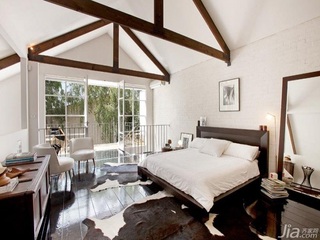 欧式风格别墅大气冷色调富裕型140平米以上卧室吊顶床效果图