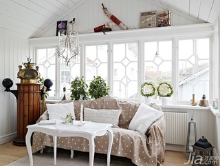北欧风格别墅经济型140平米以上客厅沙发效果图