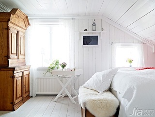 北欧风格别墅经济型140平米以上卧室装修