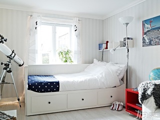 北欧风格别墅经济型140平米以上卧室灯具图片