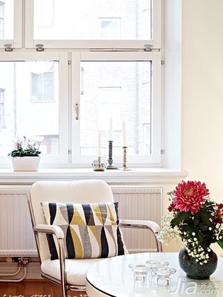北欧风格公寓经济型110平米客厅沙发图片