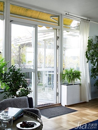 北欧风格别墅经济型130平米客厅窗帘图片
