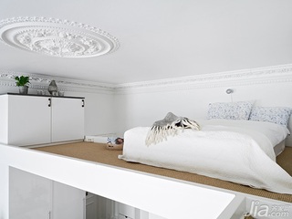 北欧风格小户型经济型卧室床图片