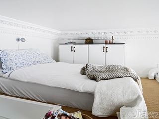 北欧风格小户型经济型卧室床效果图