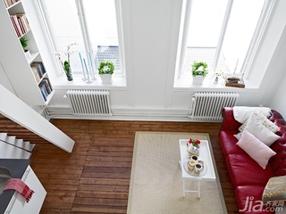 北欧风格小户型经济型客厅沙发效果图