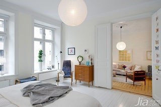 北欧风格公寓经济型80平米卧室灯具效果图