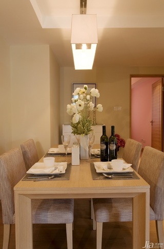 欧式风格二居室富裕型餐厅餐桌图片