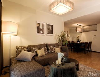 简约风格公寓经济型客厅沙发背景墙沙发图片