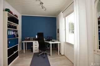 简约风格二居室简洁经济型书房书桌图片
