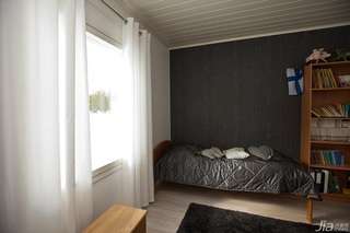 简约风格二居室经济型卧室卧室背景墙壁纸图片