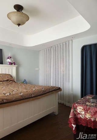 简约风格二居室简洁10-15万卧室床图片