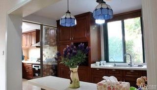 混搭风格跃层古典富裕型厨房灯具图片