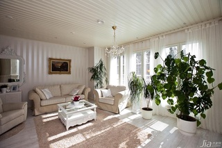 欧式风格别墅富裕型140平米以上客厅窗帘效果图