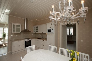 欧式风格别墅富裕型140平米以上厨房餐桌图片