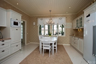 欧式风格别墅富裕型140平米以上厨房餐桌效果图