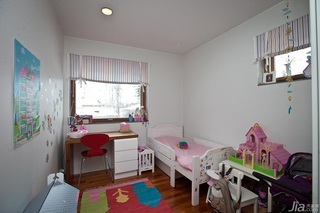 欧式风格别墅经济型儿童房儿童床效果图