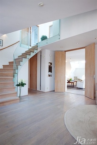 欧式风格别墅富裕型140平米以上楼梯设计图纸