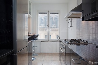 简约风格公寓富裕型厨房效果图
