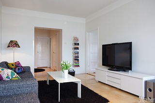 欧式风格二居室富裕型客厅电视柜图片