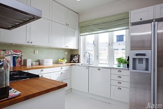 欧式风格二居室富裕型厨房橱柜效果图