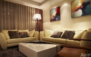 简约风格三居室简洁15-20万客厅沙发背景墙沙发效果图