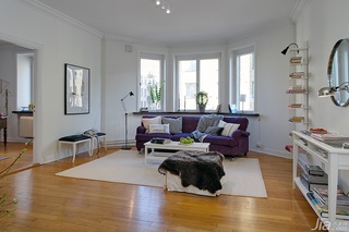 欧式风格公寓130平米客厅沙发图片