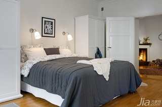 欧式风格公寓130平米卧室床图片