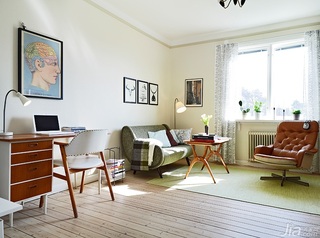 欧式风格公寓40平米客厅沙发效果图
