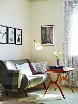 欧式风格公寓40平米客厅沙发效果图