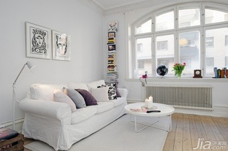 欧式风格一居室50平米客厅沙发图片