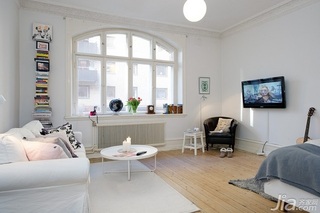 欧式风格一居室50平米客厅沙发效果图